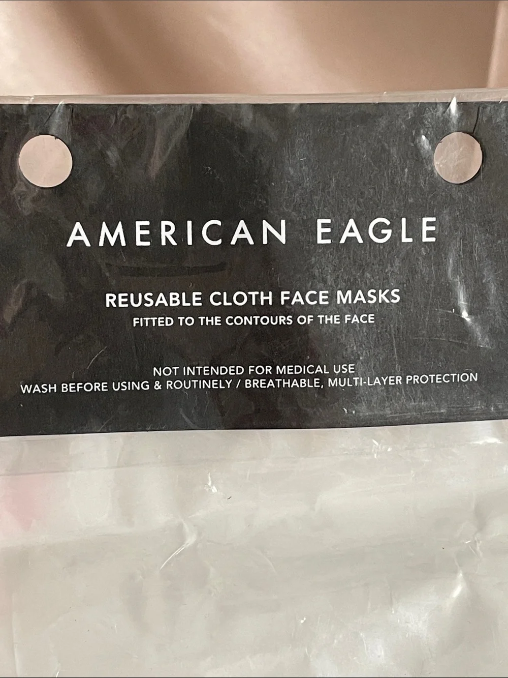 American Eagle Reusable Cloth Face Masks - Christmas Themed 3 Pack - NWT